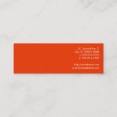 爪、 ネイル スキニー名刺 (裏面)