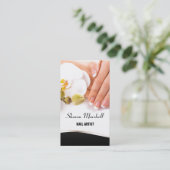 爪、 ネイル&フランスのオーランズマニキュアペディキュアサロン 名刺 (スタンド正面)