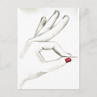 爪、 ネイル ポストカード