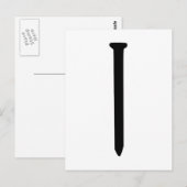 爪、 ネイル ポストカード (正面/裏面)