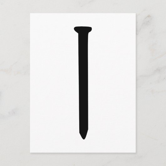 爪、 ネイル ポストカード (正面)