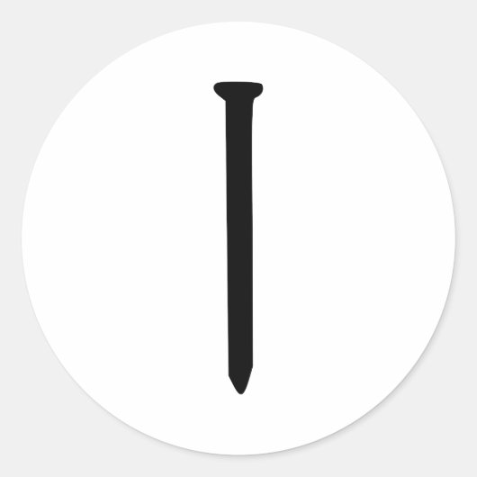 爪、 ネイル ラウンドシール (正面)