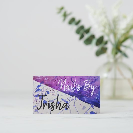 爪、 ネイル 予約カード (スタンド正面)