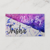 爪、 ネイル 予約カード (正面)