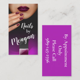 爪、 ネイル 名刺