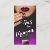 爪、 ネイル 名刺 (正面)