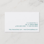 爪、 ネイル 名刺 (裏面)