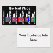 爪、 ネイル 名刺 (正面/裏面)