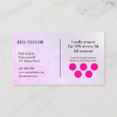 爪、 ネイル（名刺） 名刺 (裏面)