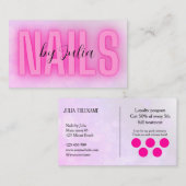 爪、 ネイル（名刺） 名刺 (正面/裏面)