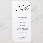 爪、 ネイル 招待状 (正面/裏面)
