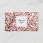 爪、 ネイル |美しいサロンロイヤリティカード花 ロイヤリティカード (裏面)