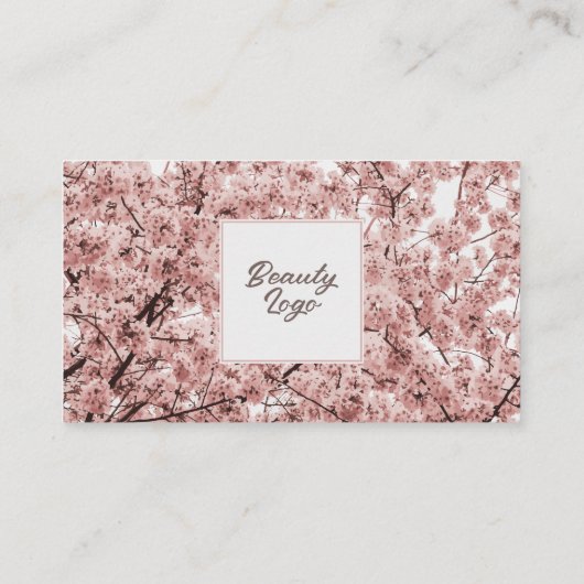 爪、 ネイル |美しいサロンロイヤリティカード花 ロイヤリティカード (裏面)