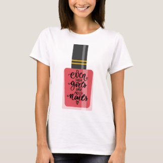 爪、 ネイル Tシャツ