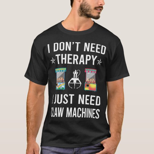爪+マシーン+クレーン+ゲーム Tシャツ (正面)