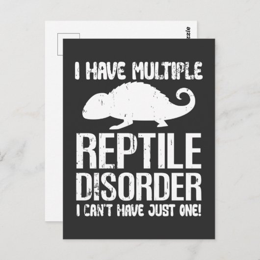 爬虫おもしろい性障害トカゲオーナー動物愛好家 ポストカード (正面/裏面)