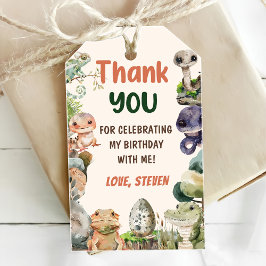 爬虫性子供の誕生日パーティー ギフトタグ