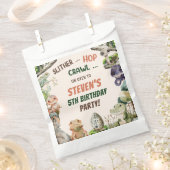 爬虫性子供の誕生日パーティー フェイバーバッグ (クリップ留めされた状態)