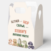 爬虫性子供の誕生日パーティー フェイバーボックス (オープン)