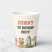 爬虫性子供の誕生日パーティー 紙コップ (正面)
