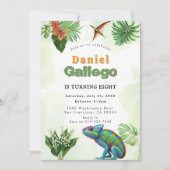 爬虫性誕生日招待状 招待状 (正面)