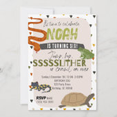 爬虫性誕生日招待状 招待状 (正面)