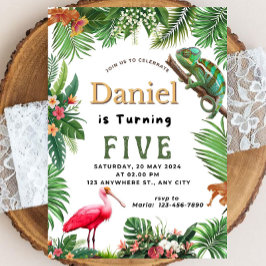 爬虫性誕生日招待状 招待状