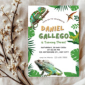 爬虫性誕生日招待状 招待状