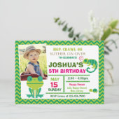 爬虫性誕生日招待状 招待状 (スタンド正面)