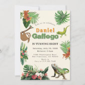 爬虫性誕生日招待状 招待状 (正面)