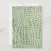 爬虫性誕生日招待状 |爬虫類パーティー 招待状 (裏面)