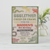 爬虫性誕生日招待状 |爬虫類パーティー 招待状 (スタンド正面)