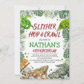 爬虫性誕生日 招待状 (正面)