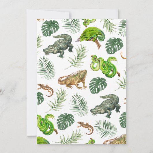 爬虫性誕生日 招待状 (裏面)