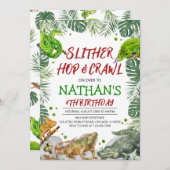 爬虫性誕生日 招待状 (正面/裏面)