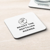 爬虫類の議題に反対する コースター (左側)