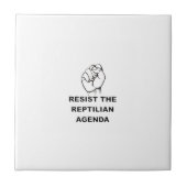 爬虫類の議題に反対する タイル (正面)