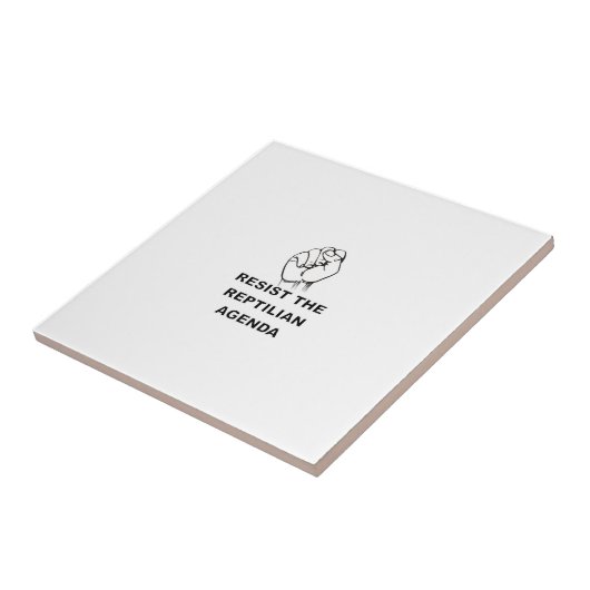 爬虫類の議題に反対する タイル (側面)