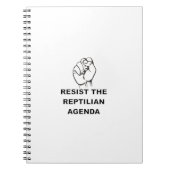 爬虫類の議題に反対する ノートブック (正面)