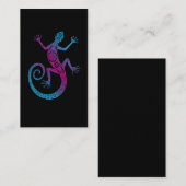 爬虫類の部カラフル族ゲッコ・リザード・ラバー 名刺 (正面/裏面)