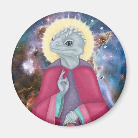 爬虫類の マグネット (正面)