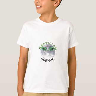 爬虫類アジェンダ Tシャツ
