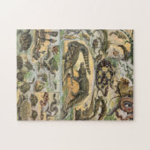 爬虫類イラストレーションバイアドルフィミルロ ジグソーパズル (横)