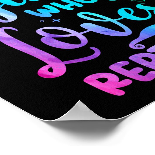 爬虫類トカゲの水色を愛するただの女の子 ポスター (角)