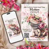 爬虫類トカゲの誕生日 招待状