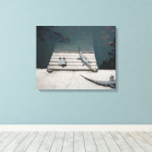 爬虫類バキング キャンバスプリント (インサイチュ (ウッドフロア))