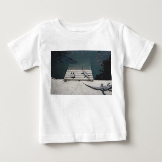 爬虫類バキング ベビーTシャツ (正面)