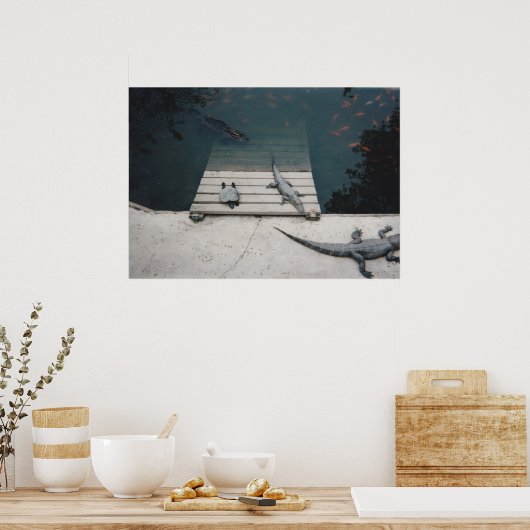 爬虫類バキング ポスター (キッチン)