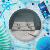 爬虫類バスキング ペーパープレート (パーティー)