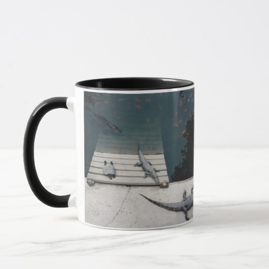 爬虫類バスキング マグカップ (左)